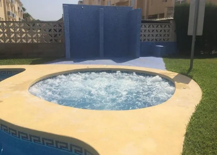 公寓 Denia,piscina,padel,150 M De La Playa *